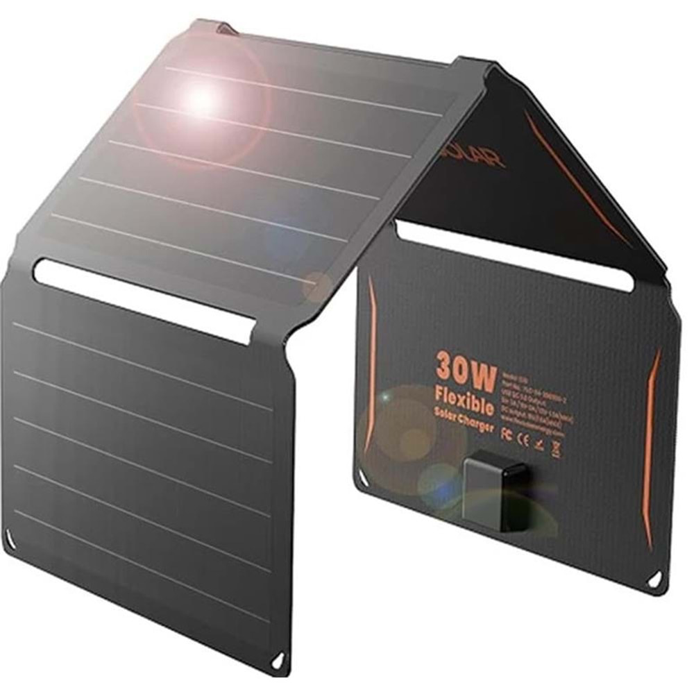 FlexSolar E30 Taşınabilir Güneş Paneli 30W