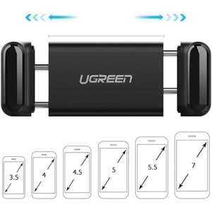 UGreen Araç İçi Telefon Tutucu Air Siyah