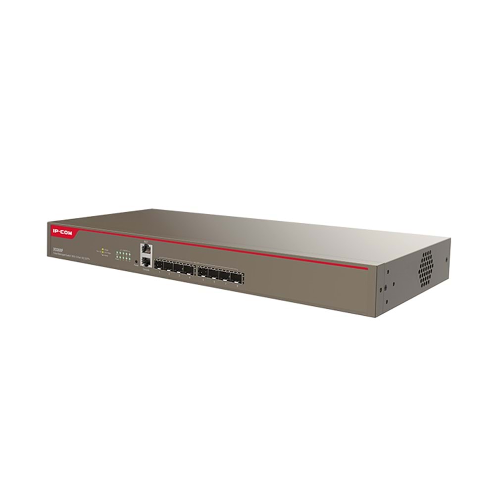IP-COM X5308F 8 Port 10GB SFP+ 1X CONSOLE Port CLOUD Yönetilebilir L3 Rackmount Switch