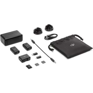 Dji MIC 2 TEK KİŞİLİK KABLOSUZ MİKROFON KİTİ (1TX-1RX) (RESMI DIST GARANTILI)