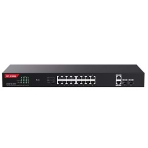 IP-COM G1120P-16-250W 16 Port Gigabit+2XGB RJ45/SFP Uplink 230W POE Rackmount Switch