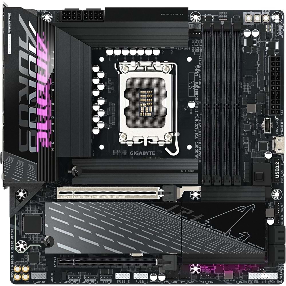Gigabyte B860M Aorus Elite Wifi 6E D5 1851P Type-C