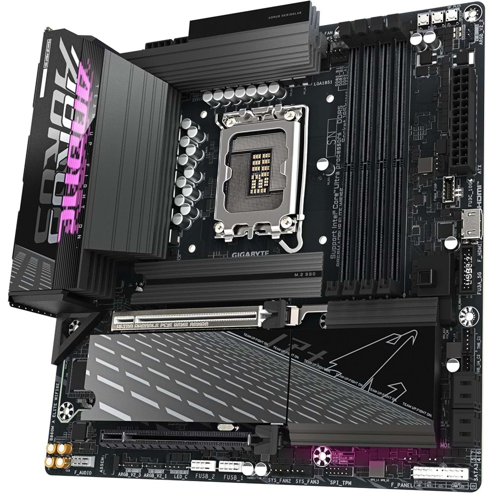 Gigabyte B860M Aorus Elite Wifi 6E D5 1851P Type-C