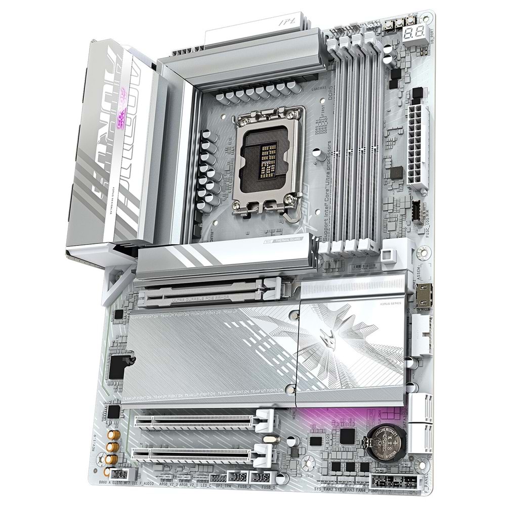 Gigabyte B860 Aorus Elite Wifi 7 Ice D5 1851Pin