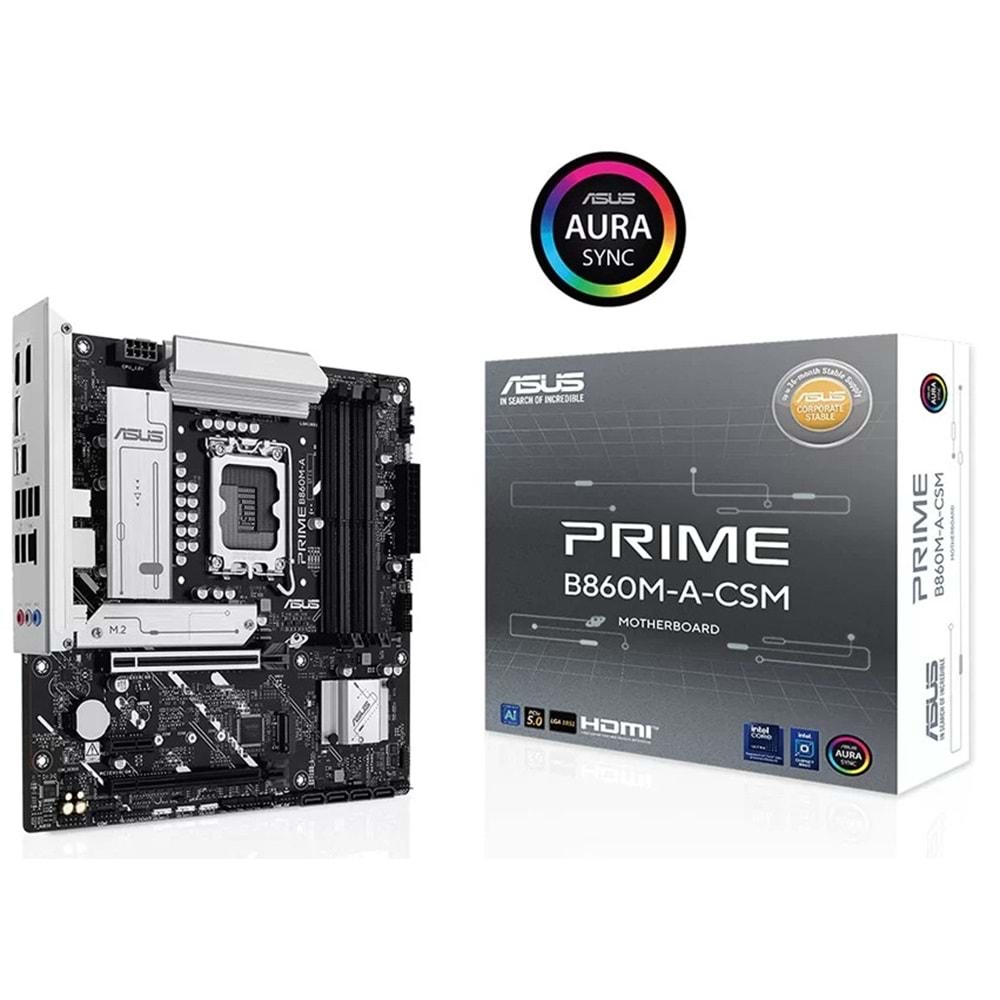 Asus Prime B860M-A Csm D5 1851P Hdmi Dp Type-C