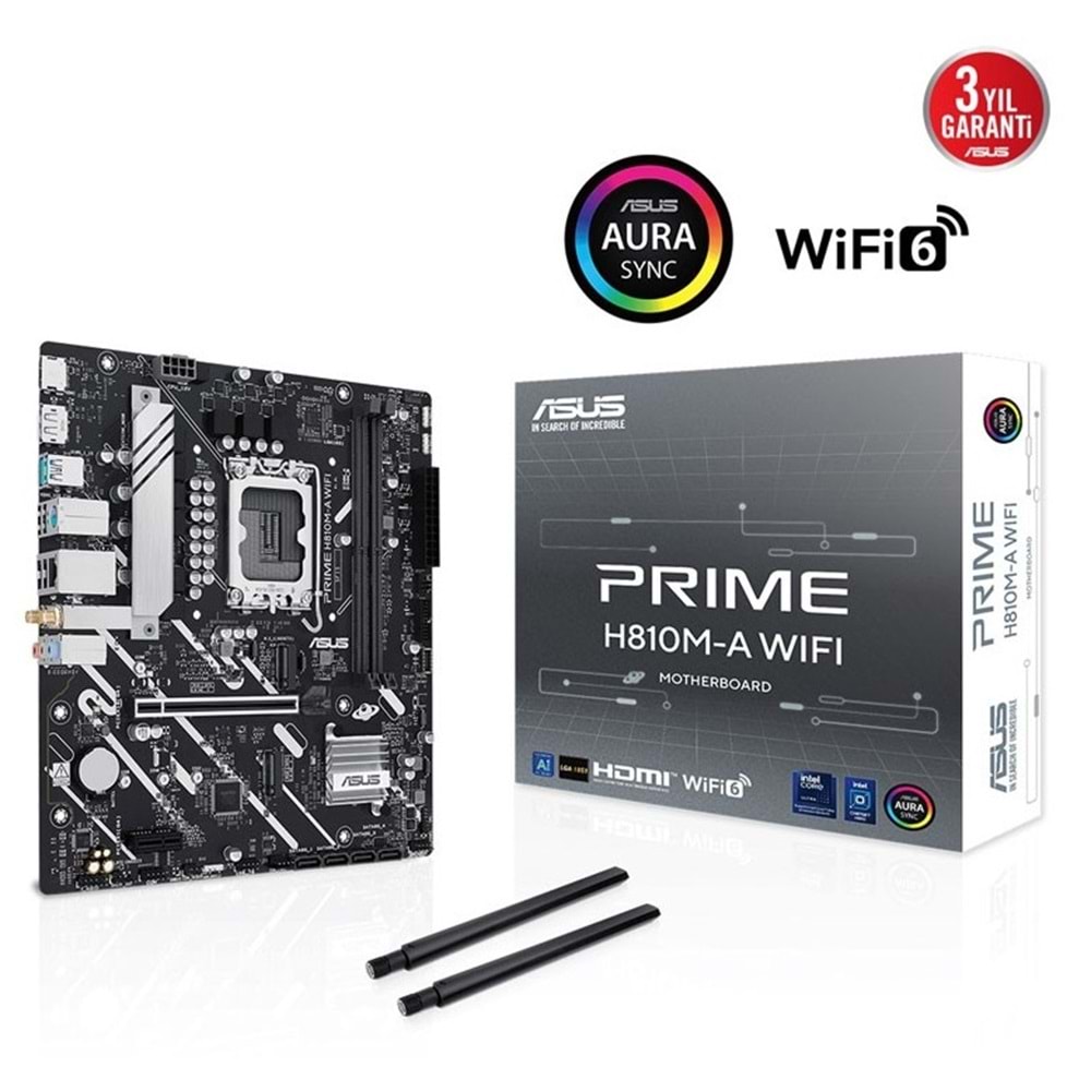 Asus Prime H810M-A Wifi D5 1851P Hdmi Dp