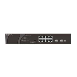 Ruijie Reyee RG-ES110GDS-P 8-Port 10/100/1000 Mbps Desk. Switch 2-Port PoE(120W)