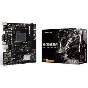 Biostar B450MHP AMD B450 DDR4 USB 3.2 HDMI/VGA PCI 3.0 AM4 Anakart
