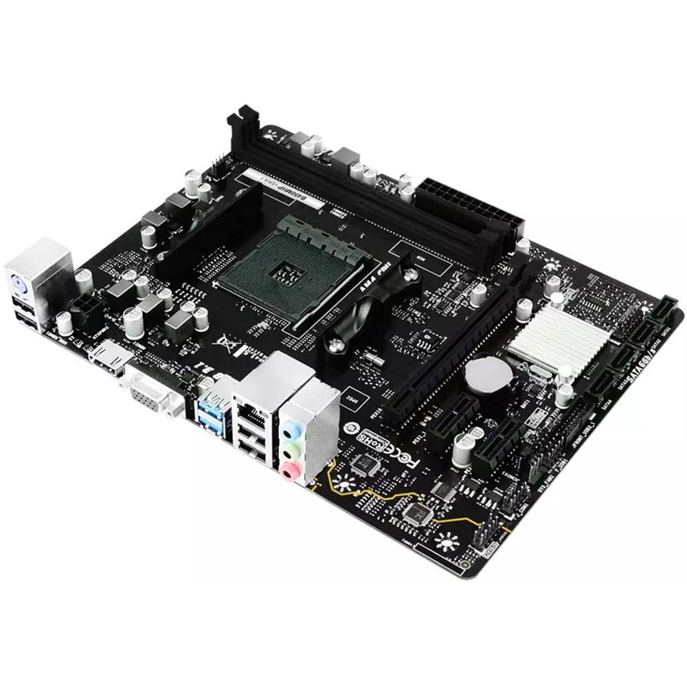 Biostar B450MHP AMD B450 DDR4 USB 3.2 HDMI/VGA PCI 3.0 AM4 Anakart