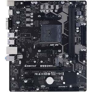 Biostar B550MH AMD B550 DDR4 M.2 USB 3.2 HDMI/VGA PCI 4.0 AM4 Anakart