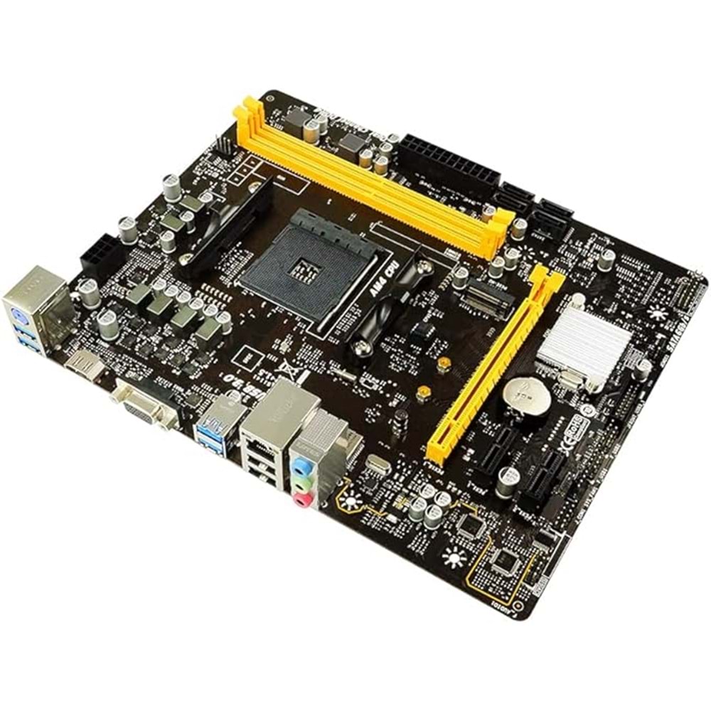Biostar B450MH AMD B450 DDR4 M2 USB 3.0 HDMI/VGA PCI 3.0 AM4 Anakart
