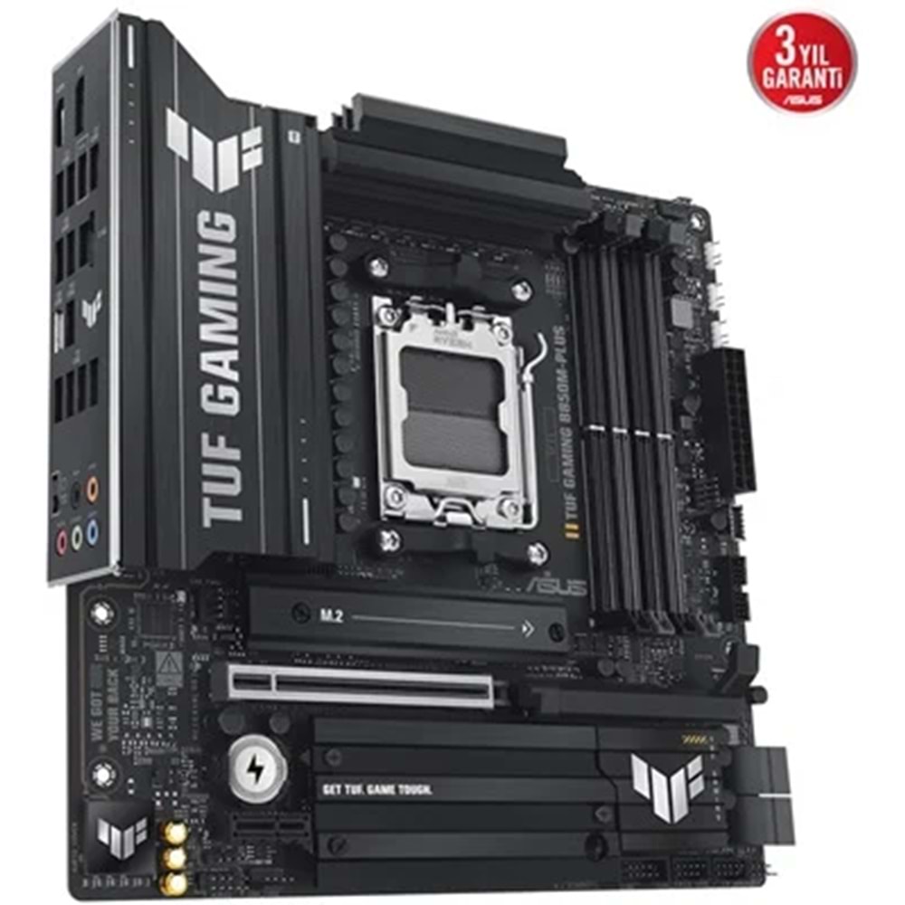 Asus TUF GAMING B850M-PLUS AMD B850 DDR5 USB3.2 M.2 DP/HDMI PCI 5.0 AM5 Anakart