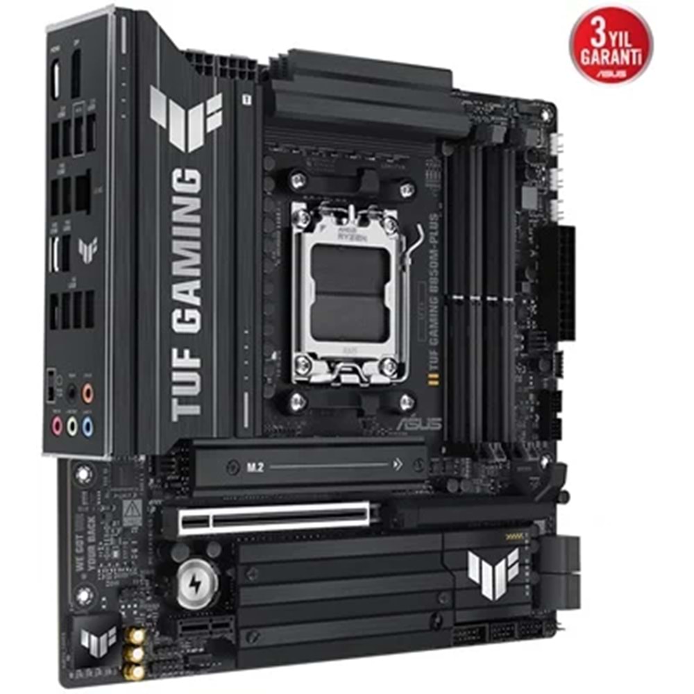 Asus TUF GAMING B850M-PLUS AMD B850 DDR5 USB3.2 M.2 DP/HDMI PCI 5.0 AM5 Anakart