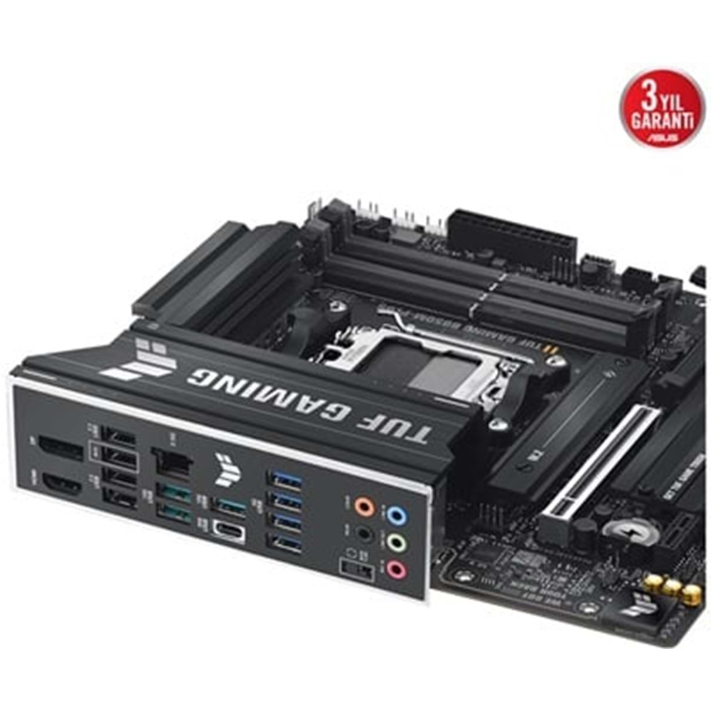 Asus TUF GAMING B850M-PLUS AMD B850 DDR5 USB3.2 M.2 DP/HDMI PCI 5.0 AM5 Anakart