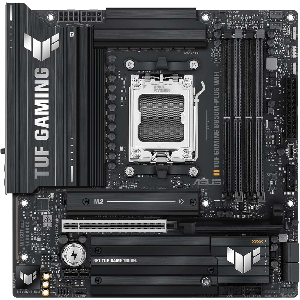 Asus TUF GAMING B850M-PLUS WIFI AMD B850 DDR5 USB3.2 M.2 DP/HDMI PCI 5.0 AM5