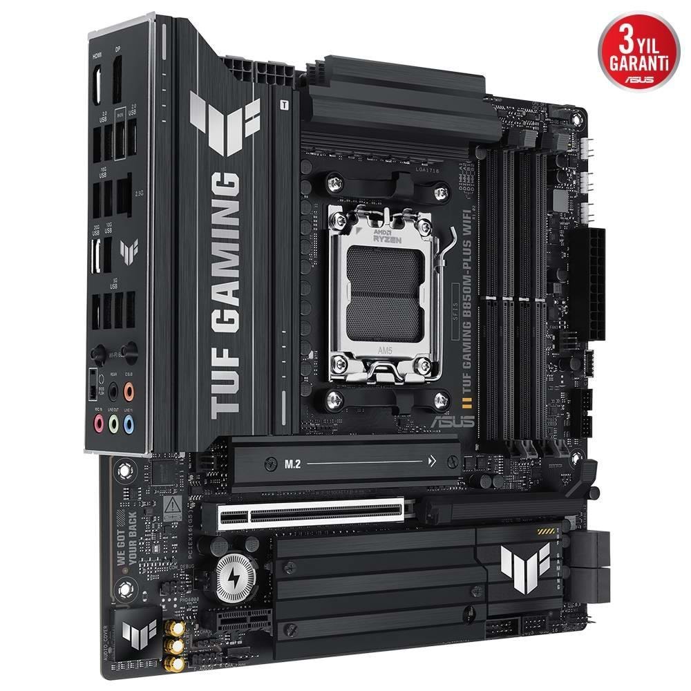 Asus TUF GAMING B850M-PLUS WIFI AMD B850 DDR5 USB3.2 M.2 DP/HDMI PCI 5.0 AM5