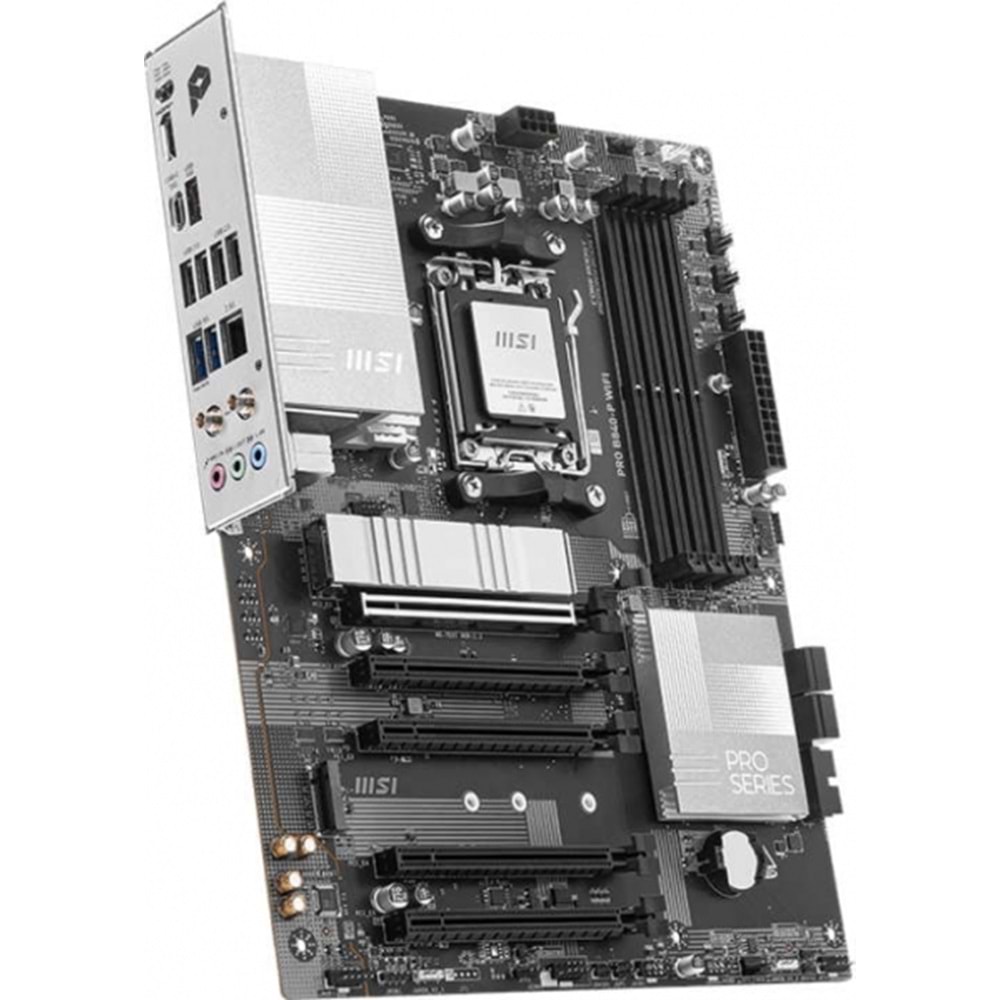 MSI PRO B840-P WIFI DDR5 8000MT/S 1XHDMI 2XM.2 ATX AM5 (AMD AM5 9000/8000/7000 Uyumlu)