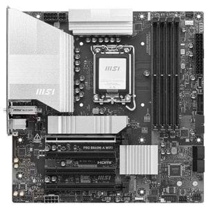 MSI PRO B860M-A WIFI DDR5 8800MT/S 1XHDMI 1XDP 3XM.2 MATX 1851P