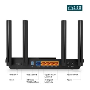 Tp-Link Archer AX55 PRO AX3000 2402MBPS DUAL BAND 2.5G GIGABIT WI-FI 6 Router