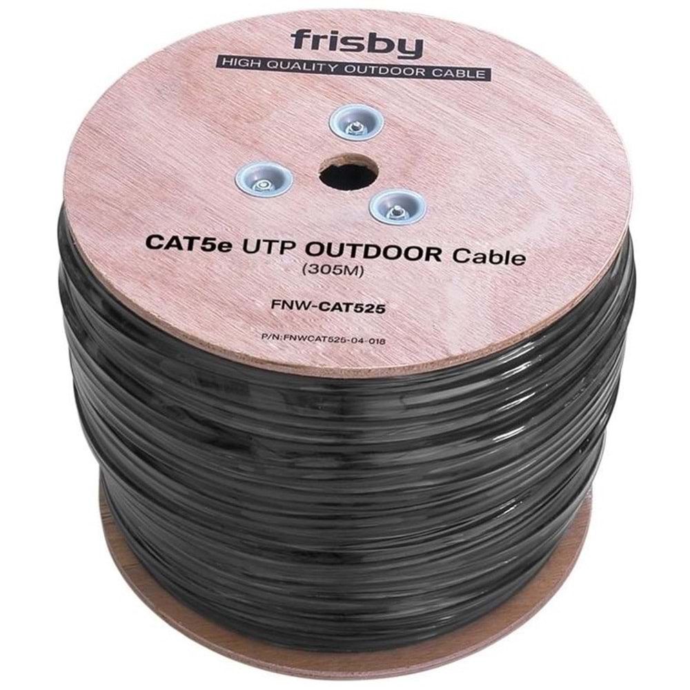 Frisby FNW-CAT525 Dış Mekan CAT5e 26AWG UTP 305m Kablo
