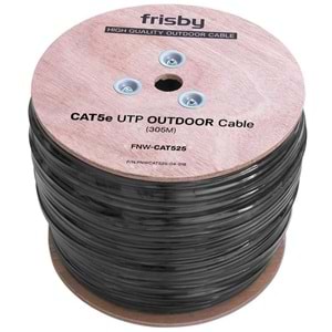 Frisby FNW-CAT525 Dış Mekan CAT5e 26AWG UTP 305m Kablo