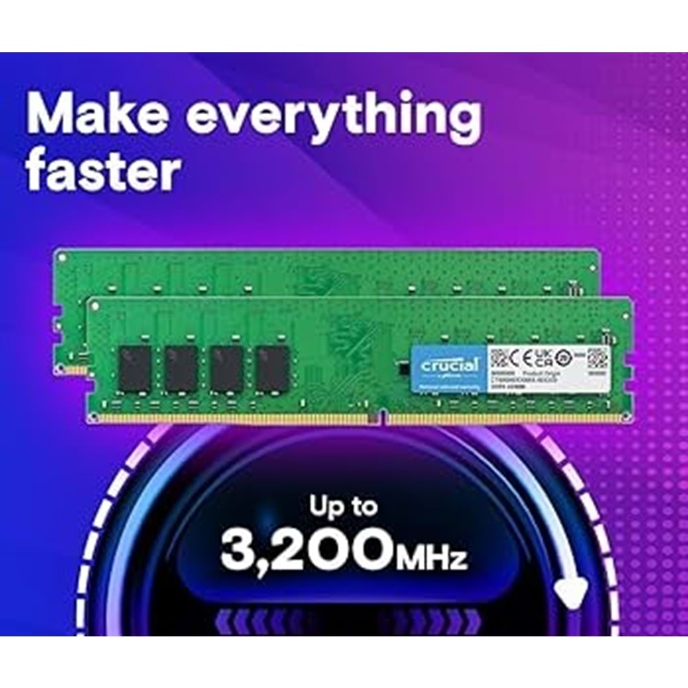 Crucial 32GB 3200MHZ Ddr4 ( CT32G4DFD832A )