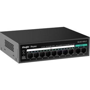 Ruijie Reyee RG-ES110FG-P 8x10/100BASE-T PoE+port 2x10/100/1000BASE-T 120W PoE