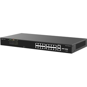 Ruijie Reyee RG-ES118FGS-LP 16-Port 10/100+2X1GB RJ45/SFP (120W) Poe Rackmount S