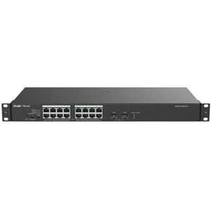 Ruijie Reyee RG-ES118GS-PL 16-Port Gigabit+2X1GB SFP Uplink Rackmount 247W Poe