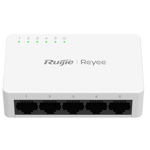 Ruijie Reyee RG-ES05F 5-Port 10/100 Mbps Tak Çalıştır Plastik Kasa Switch