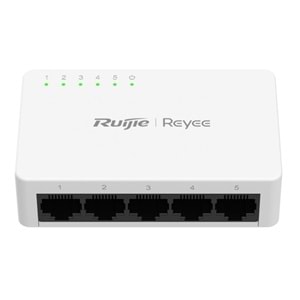Ruijie Reyee RG-ES05G-L 5-Port Gigabit Tak Çalıştır Plastik Kasa Switch