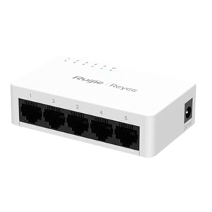 Ruijie Reyee RG-ES05G-L 5-Port Gigabit Tak Çalıştır Plastik Kasa Switch