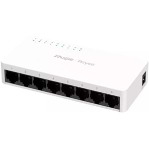 Ruijie Reyee RG-ES08F 8-Port 10/100 Mbps Tak Çalıştır Plastik Kasa Switch