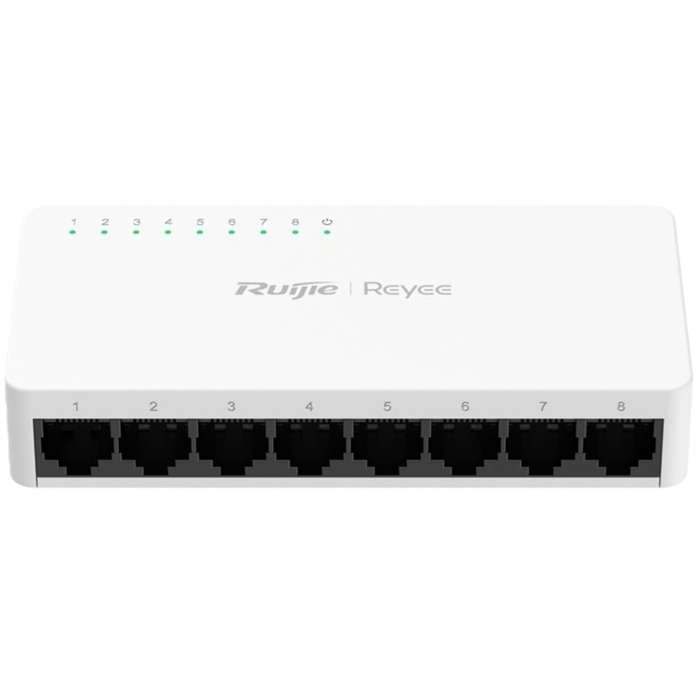 Ruijie Reyee RG-ES08G-L 8-Port Gigabit Tak Çalıştır Plastik Kasa Switch