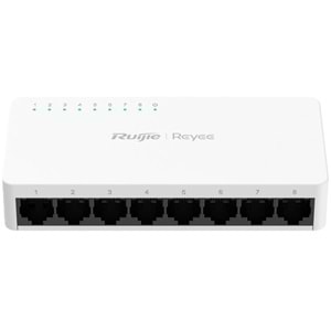 Ruijie Reyee RG-ES08G-L 8-Port Gigabit Tak Çalıştır Plastik Kasa Switch