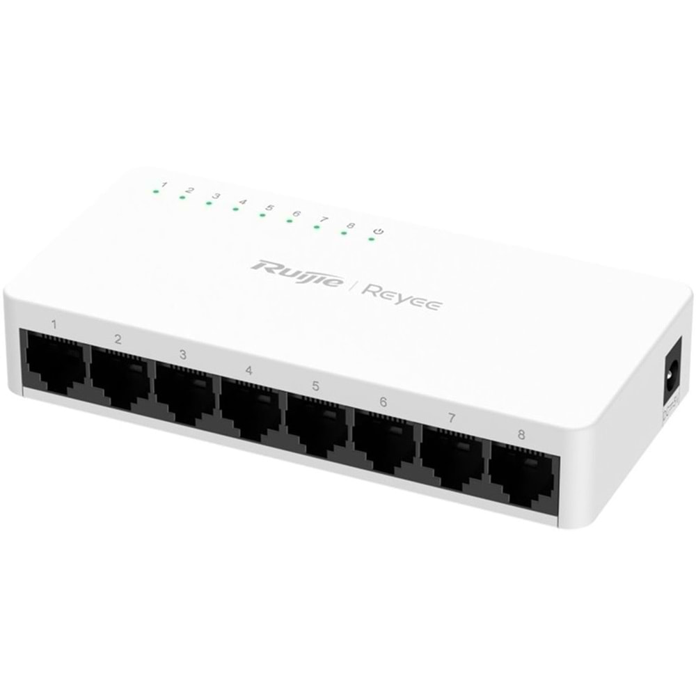 Ruijie Reyee RG-ES08G-L 8-Port Gigabit Tak Çalıştır Plastik Kasa Switch