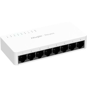 Ruijie Reyee RG-ES08G-L 8-Port Gigabit Tak Çalıştır Plastik Kasa Switch