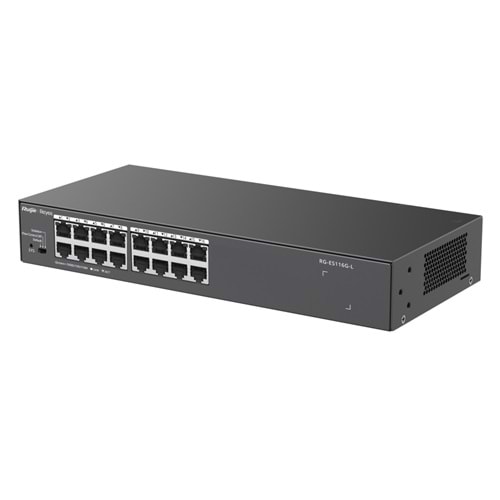 Ruijie Reyee RG-ES116G-L 16-Port Gigabit Metal Kasa Rackmount Switch