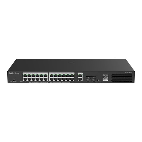 Ruijie Reyee RG-ES228GS-P 24-Port +2XGB RJ45/SFP(370W) Yön. Uplink Cloud Switch