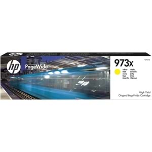 HP F6T83A No 973X Yüksek Kapasıte Sarı Kartuş 7.000 Sayfa