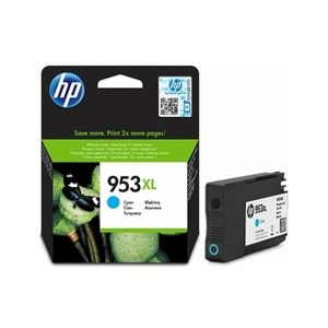 HP F6U16A No 953Xl Yüksek Kapasiteli Mavi Kartuş