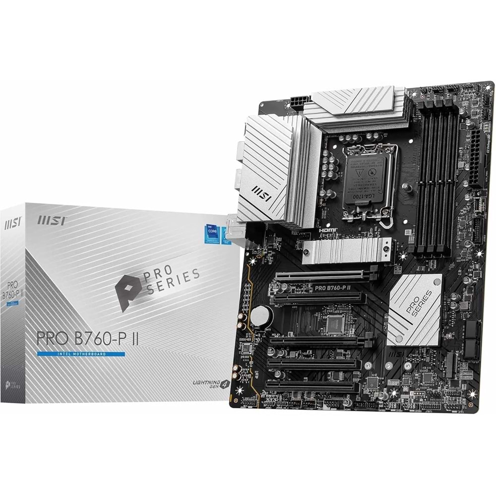 MSI Pro B760-P II D5 1700P Hdmi Dp Type-C