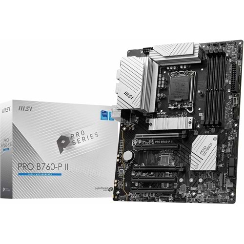 MSI Pro B760-P II D5 1700P Hdmi Dp Type-C