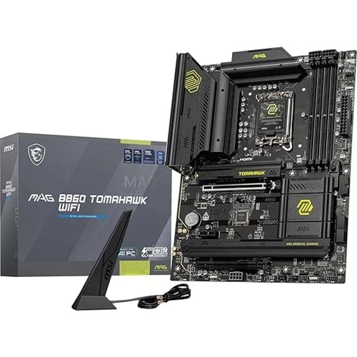 MSI Mag B860 Tomahawk Wifi D5 1851P Hdmi Dp Type-C