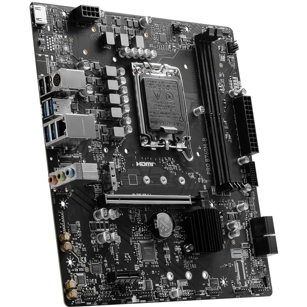 MSI Pro B760M-B D4 1700P Vga Hdmi Dp Type-C