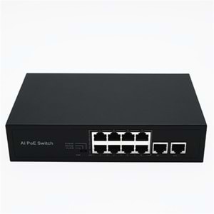 Starboard 8 Port PoE + 2 Uplink Gigabit Switch (96W PoE Gücü) - SB-3E0110P-E/NM