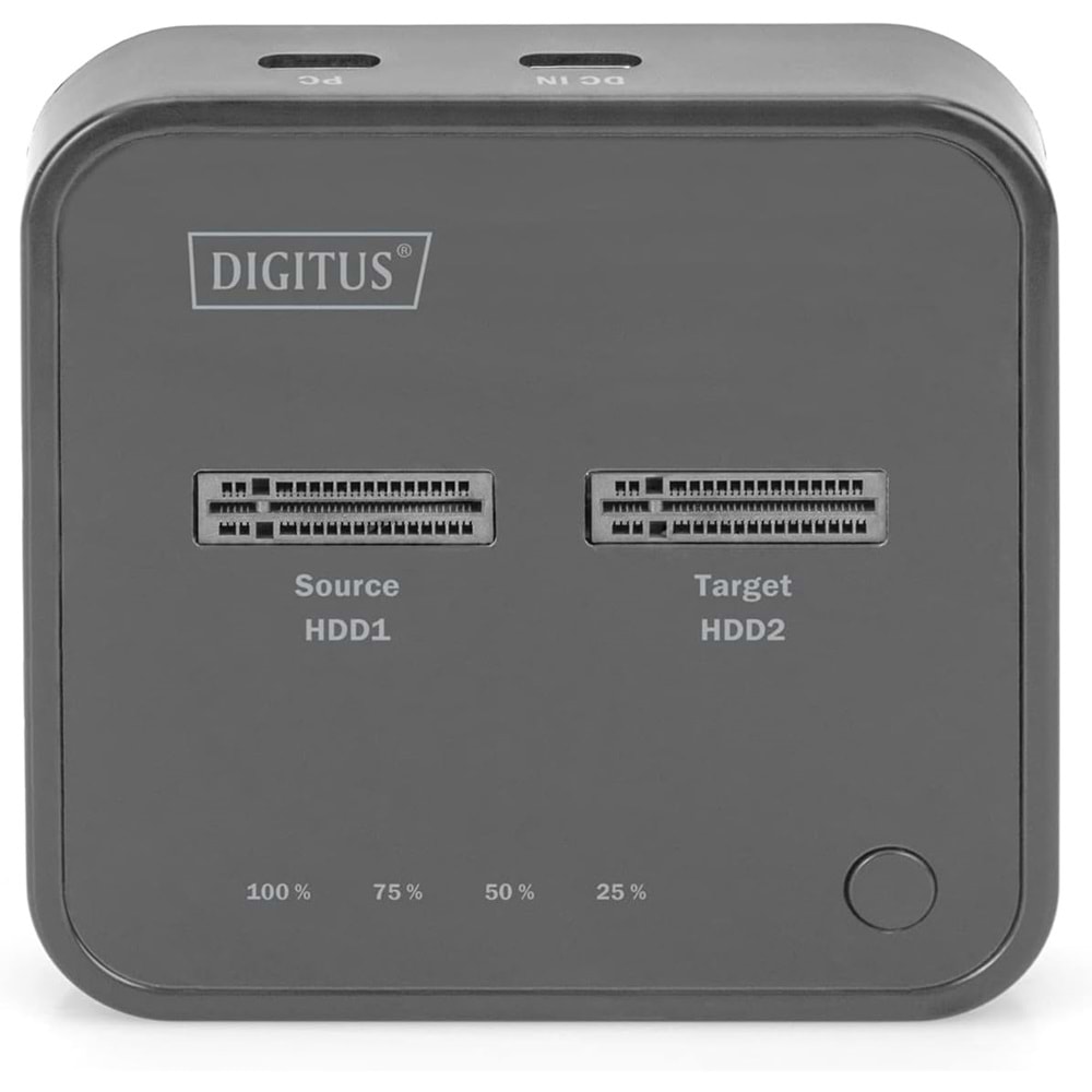 Digitus Çift Yuvalı M.2 NVME SSD Docking Station