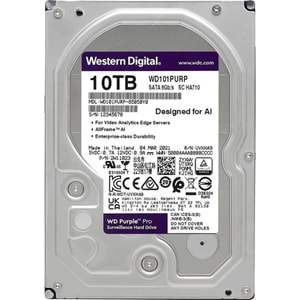 WD Purple Pro 10TB 7200Rpm 512MB -WD102PURP