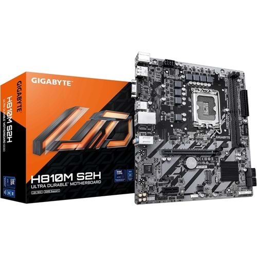 Gigabyte H810M S2H D5 1851P Vga Hdmi Dp Usb3.2
