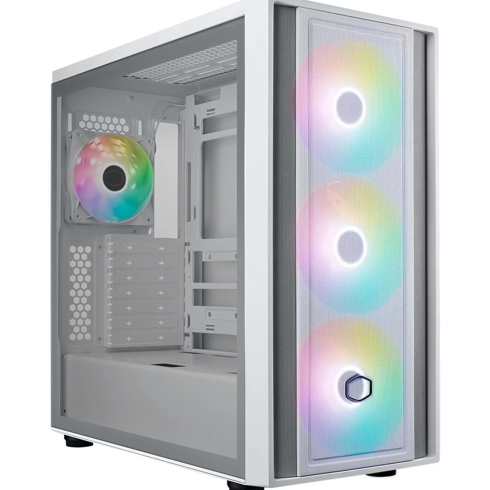 Cooler Master MasterBox 600 TG ARGB Beyaz Psu yok